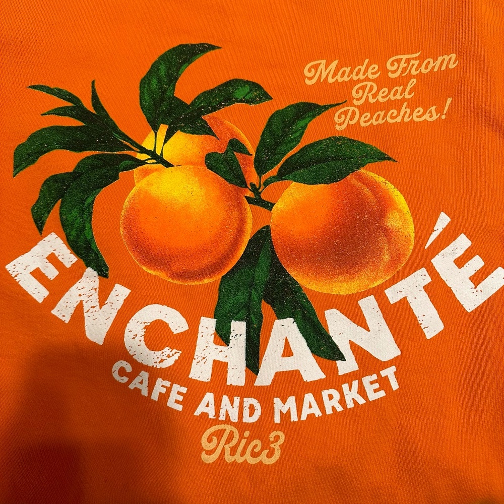 Ric3 Daniel Ricciardo Enchante Peach Crewneck Coral Orange